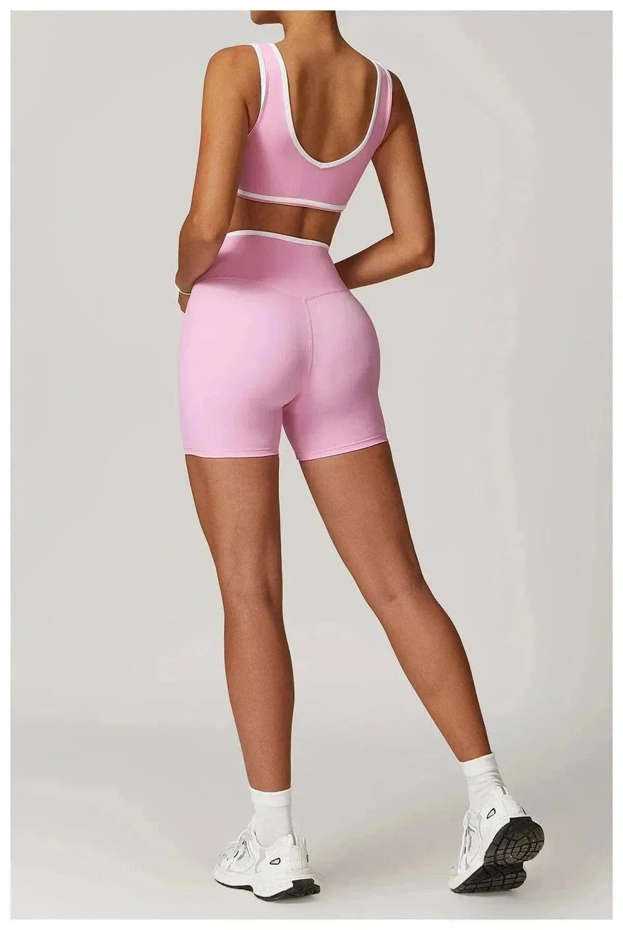 Ensemble 2 Pièces Combinaison et Brassière de Yoga