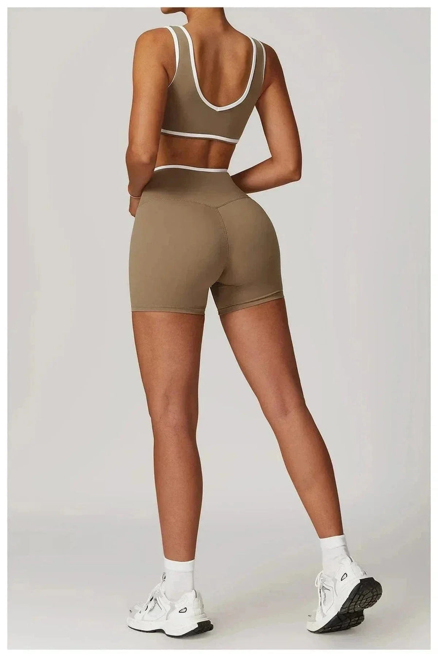 Ensemble 2 Pièces Combinaison et Brassière de Yoga