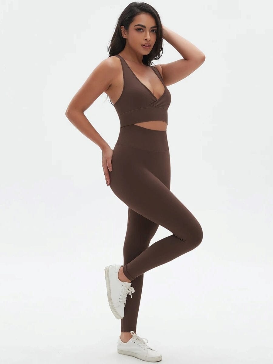Ensemble de sport, Brassière et Legging Taille Haute | Yogaova