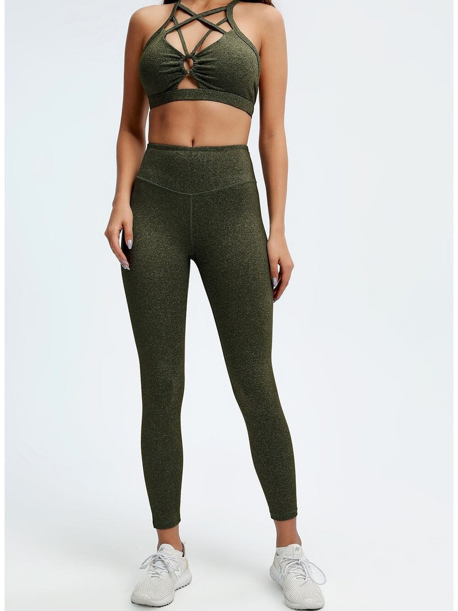 Ensemble Fitness, Legging et Soutien-Gorge | Yogaova