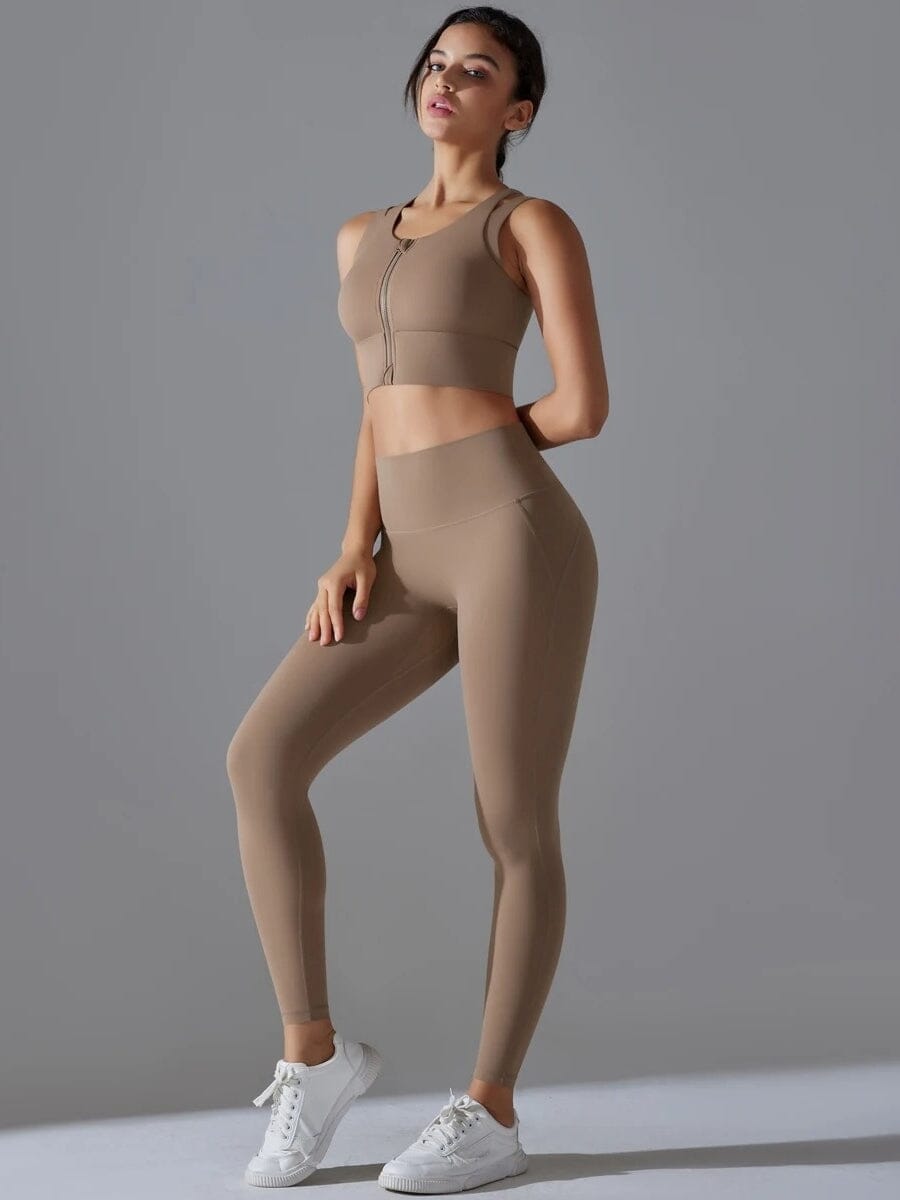 Ensemble Legging Brassière Maintien Fort - Suprem | Yogaova