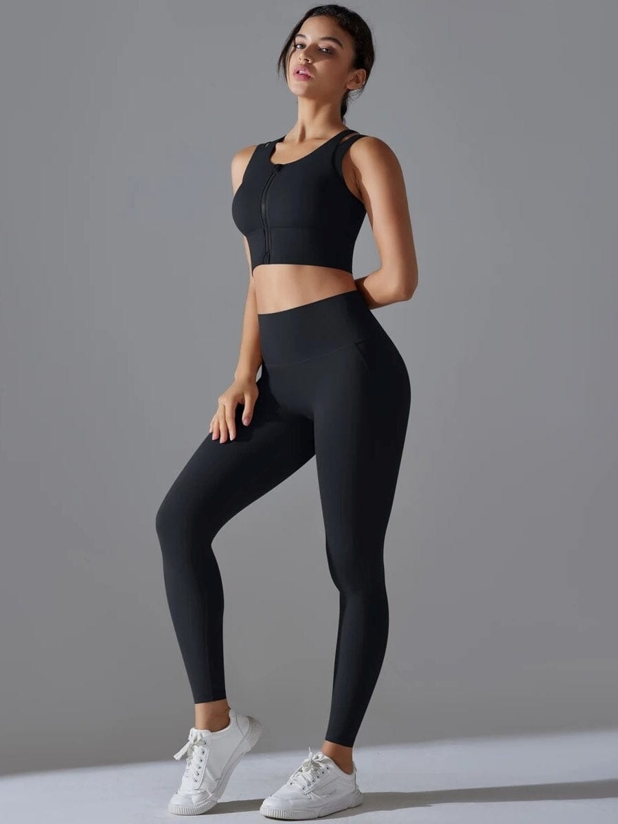 Ensemble Legging Brassière Maintien Fort - Suprem | Yogaova