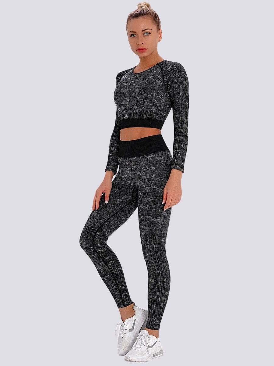 Ensemble Legging et Crop Top - Sport | Yogaova