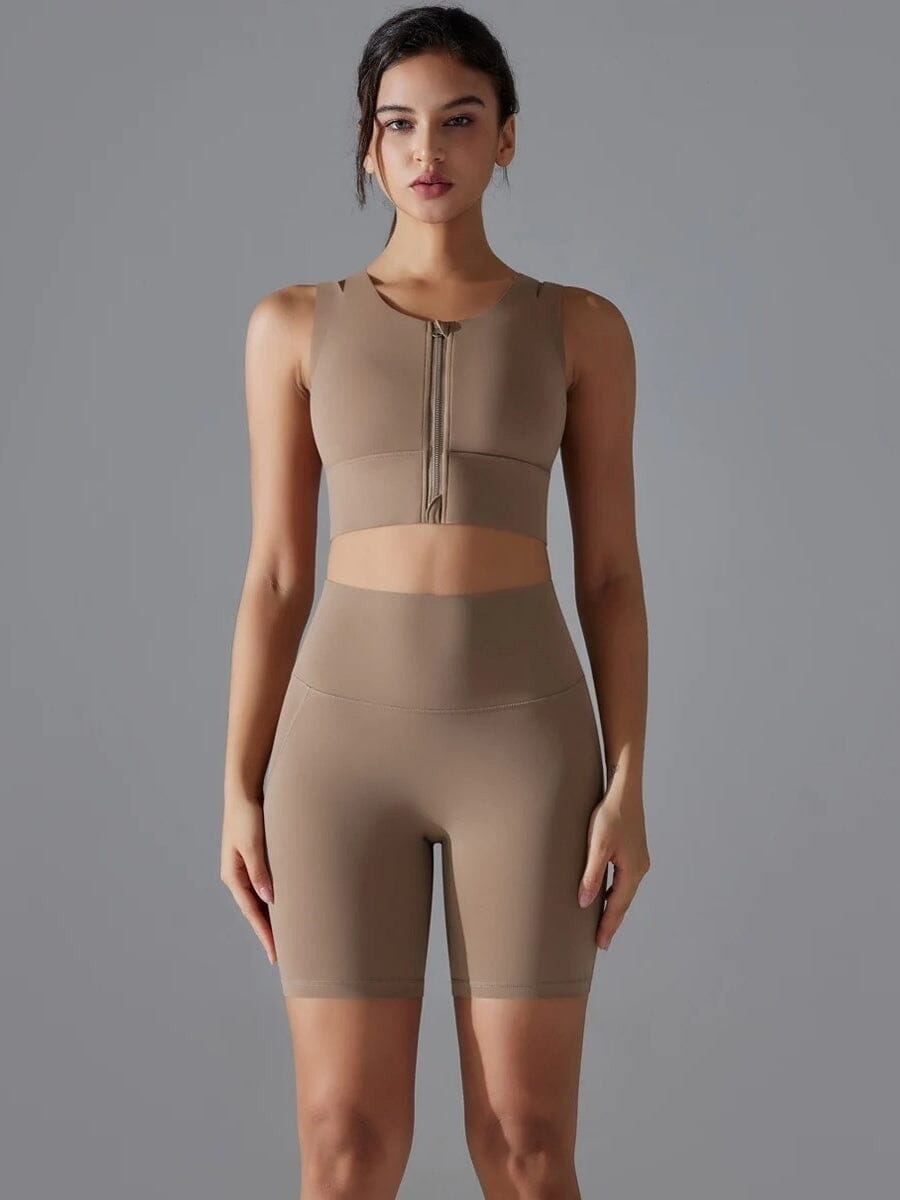 Ensemble Short  Brassière Maintien Fort - Suprem | Yogaova