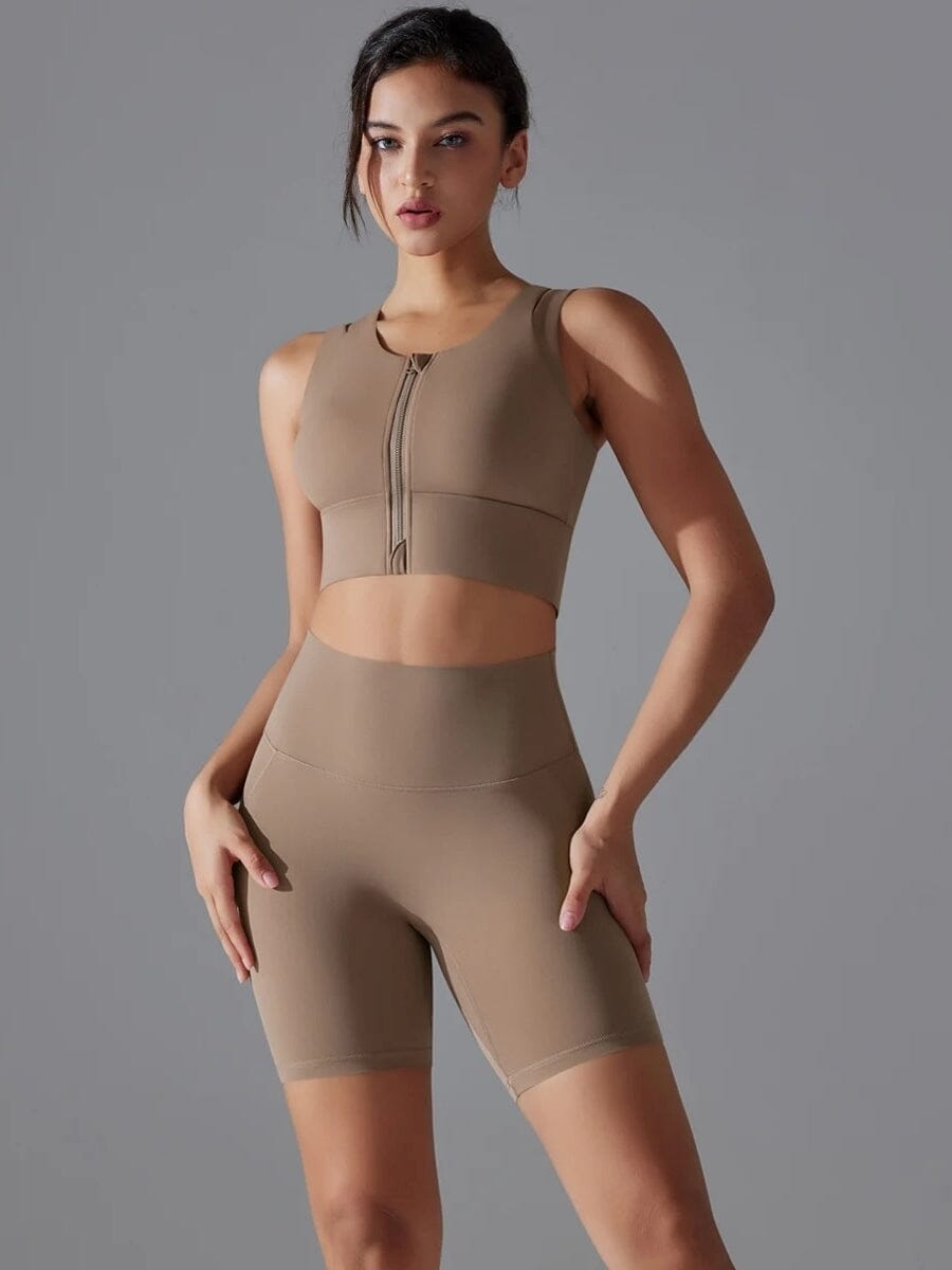 Ensemble Short  Brassière Maintien Fort - Suprem | Yogaova