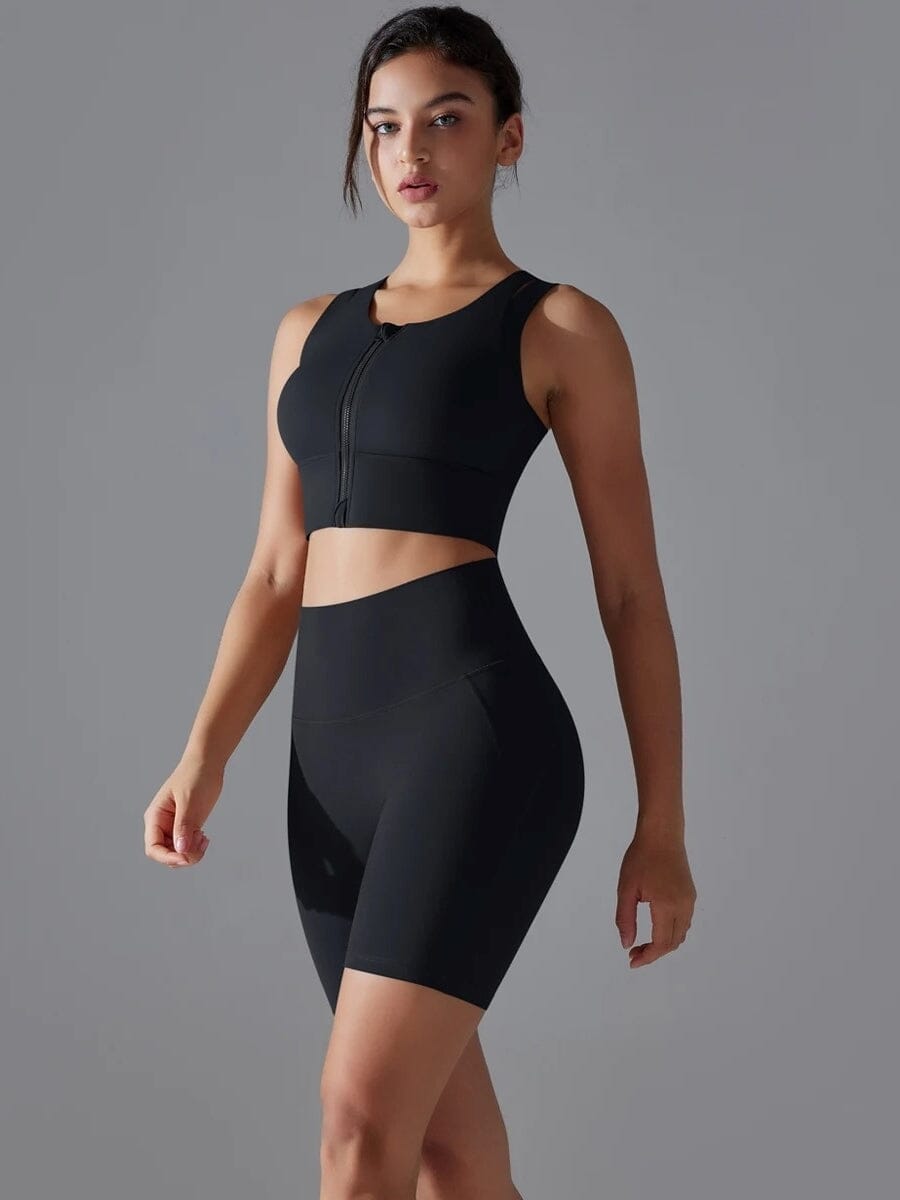 Ensemble Short  Brassière Maintien Fort - Suprem | Yogaova