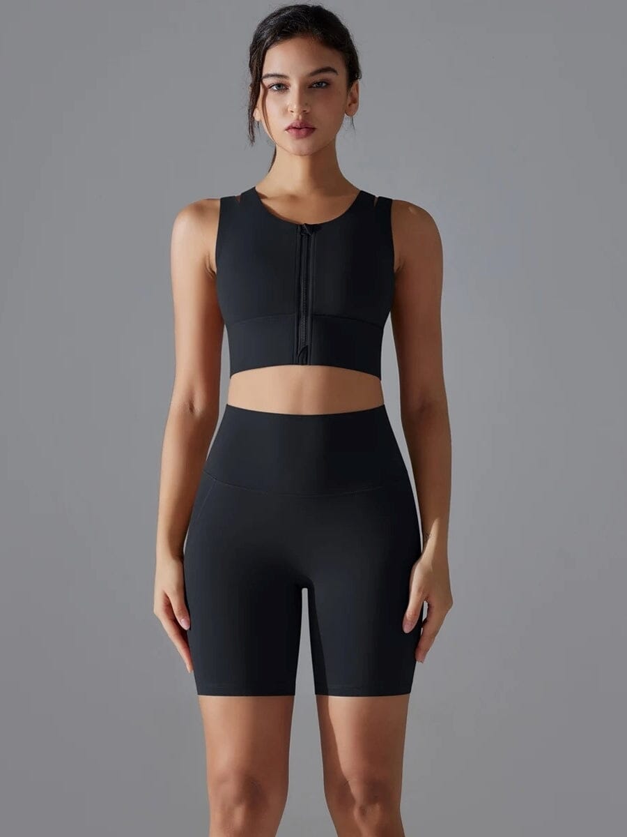 Ensemble Short  Brassière Maintien Fort - Suprem | Yogaova