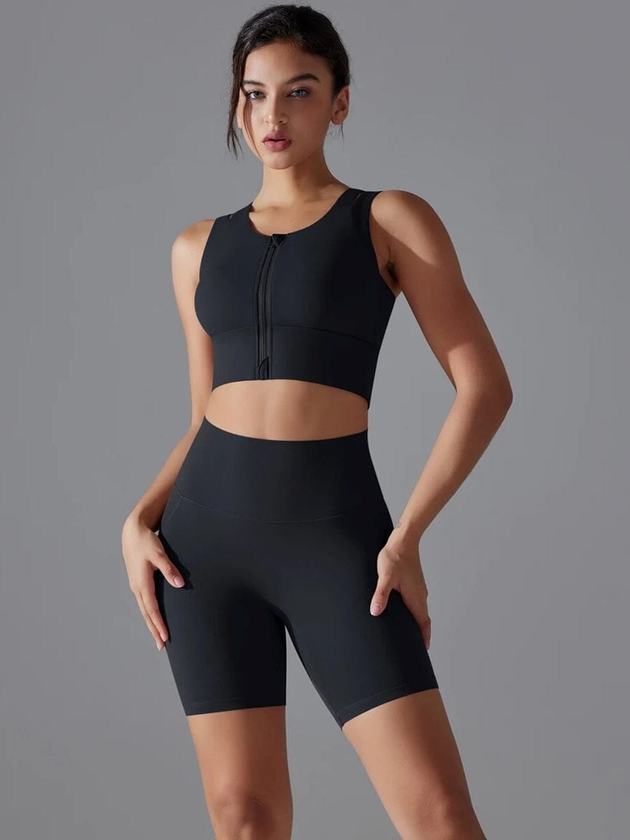 Ensemble Short  Brassière Maintien Fort - Suprem | Yogaova