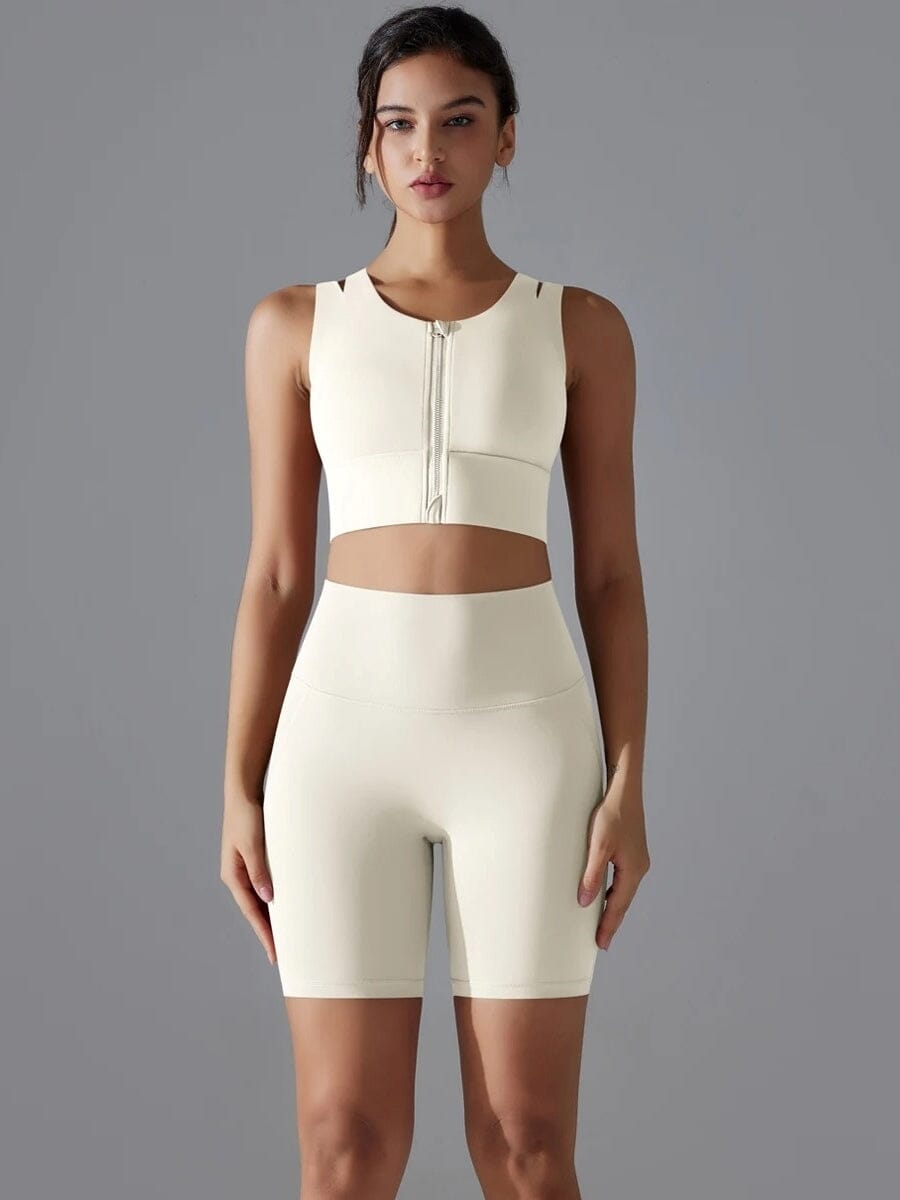 Ensemble Short  Brassière Maintien Fort - Suprem | Yogaova