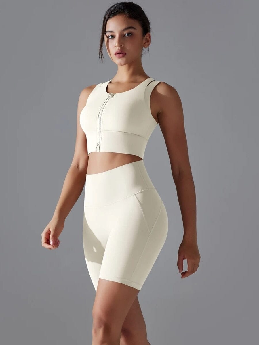 Ensemble Short  Brassière Maintien Fort - Suprem | Yogaova