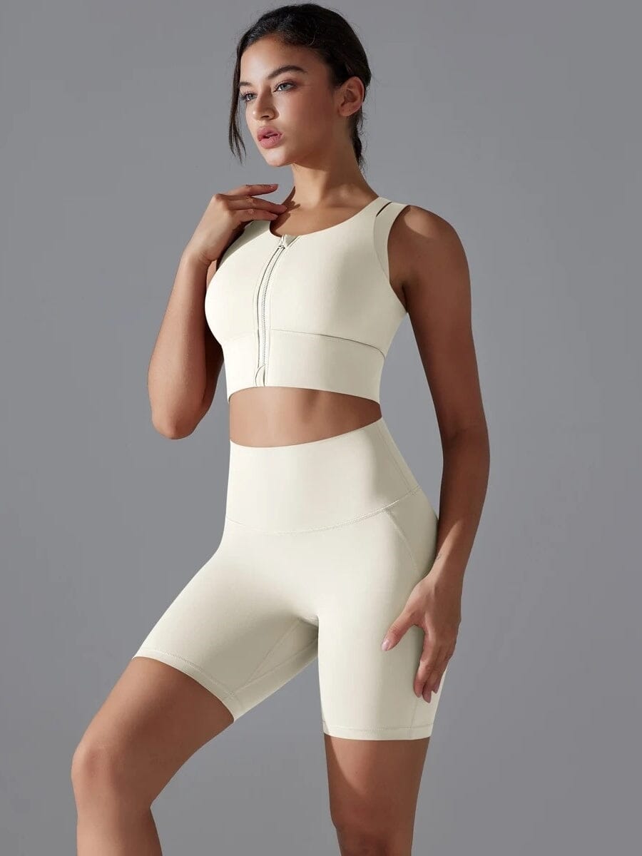 Ensemble Short  Brassière Maintien Fort - Suprem | Yogaova