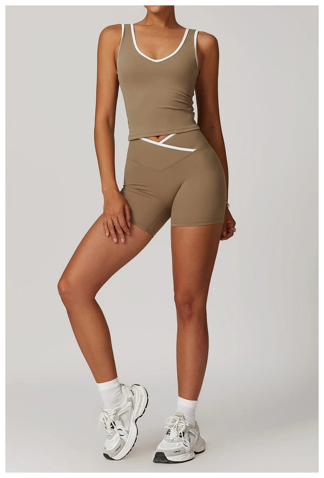 Ensemble Short et Brassière Modelant | Yogaova