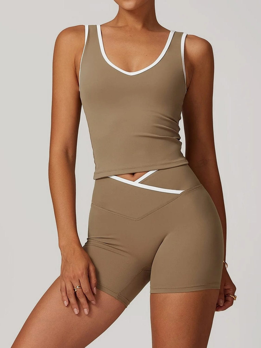 Ensemble Short et Brassière Modelant | Yogaova