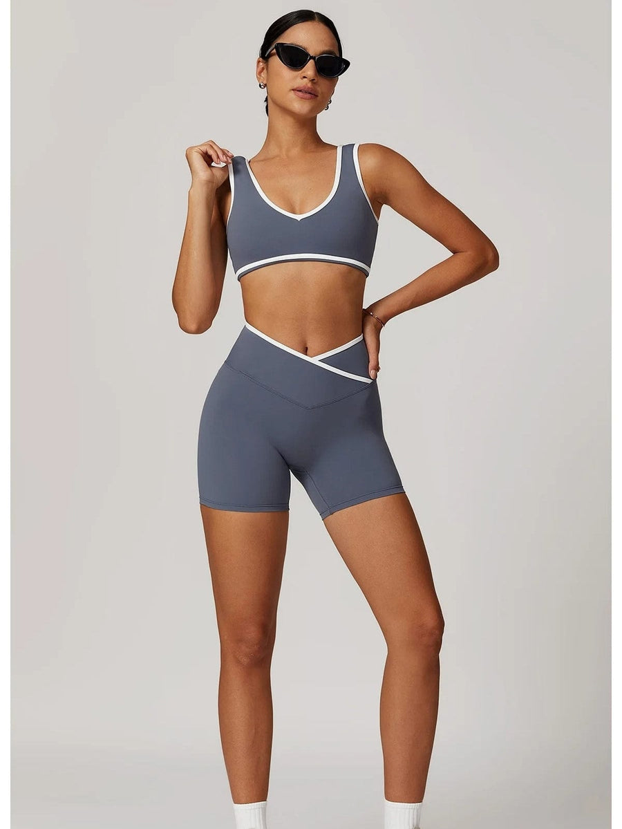 Ensemble Short et Brassière Modelant | Yogaova