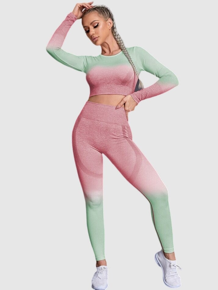 Ensemble Sport Dégradé - QueenFit | Yogaova