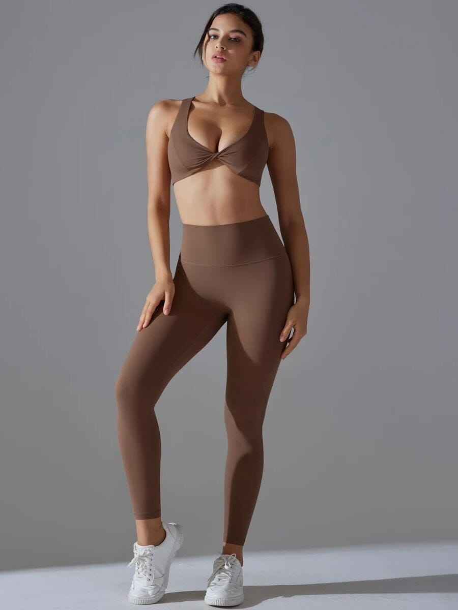 Ensemble Sport Épure Active - Legging et Soutien-Gorge Sport | Yogaova