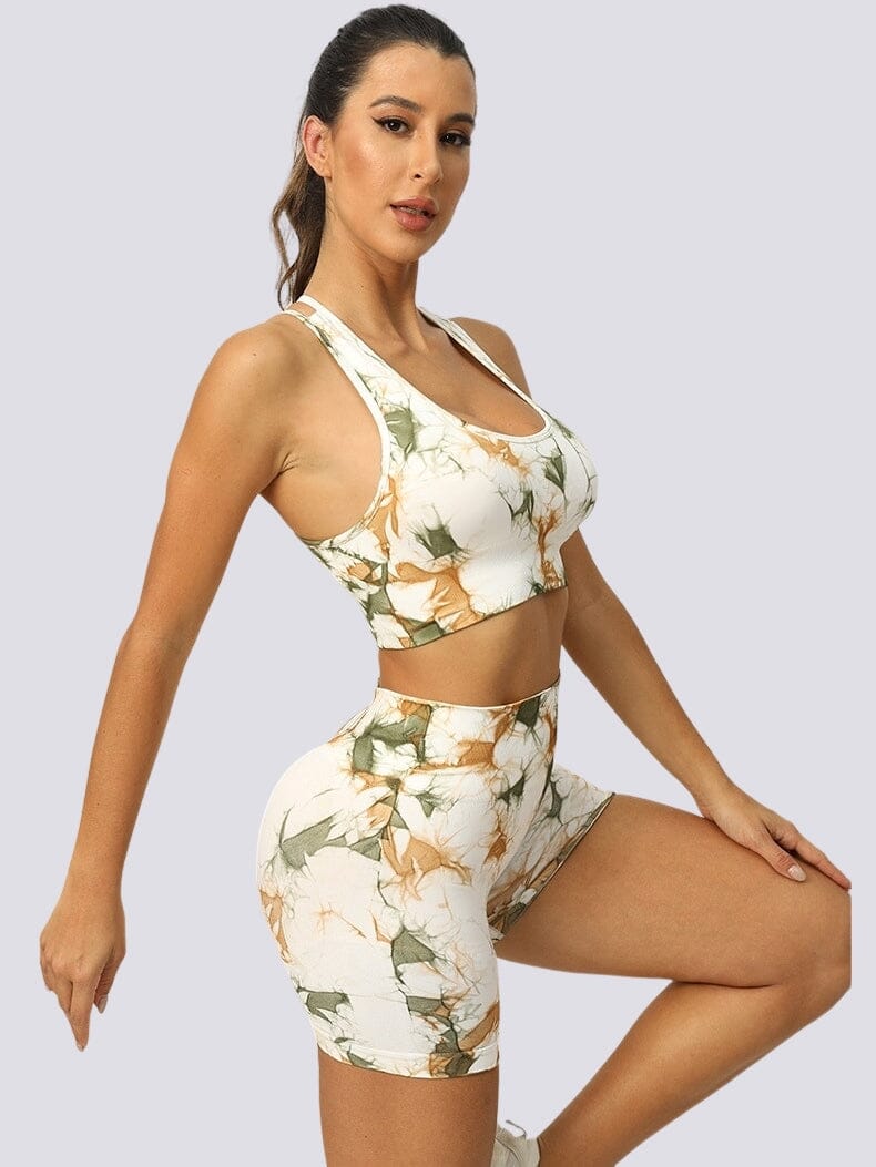 Ensemble Sport Imprimé Tie Dye | Yogaova