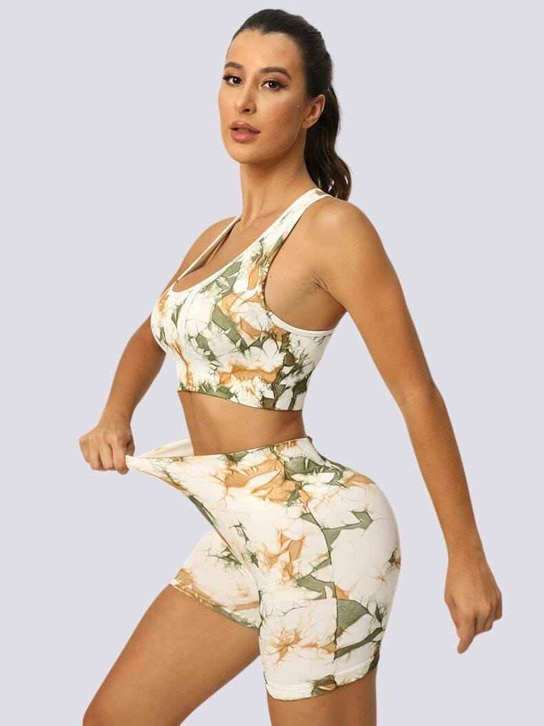 Ensemble Sport Imprimé Tie Dye | Yogaova