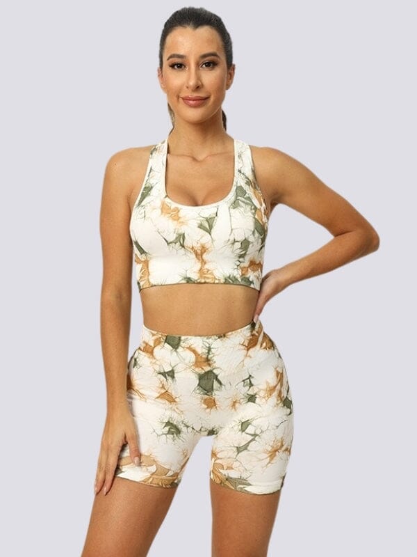 Ensemble Sport Imprimé Tie Dye | Yogaova