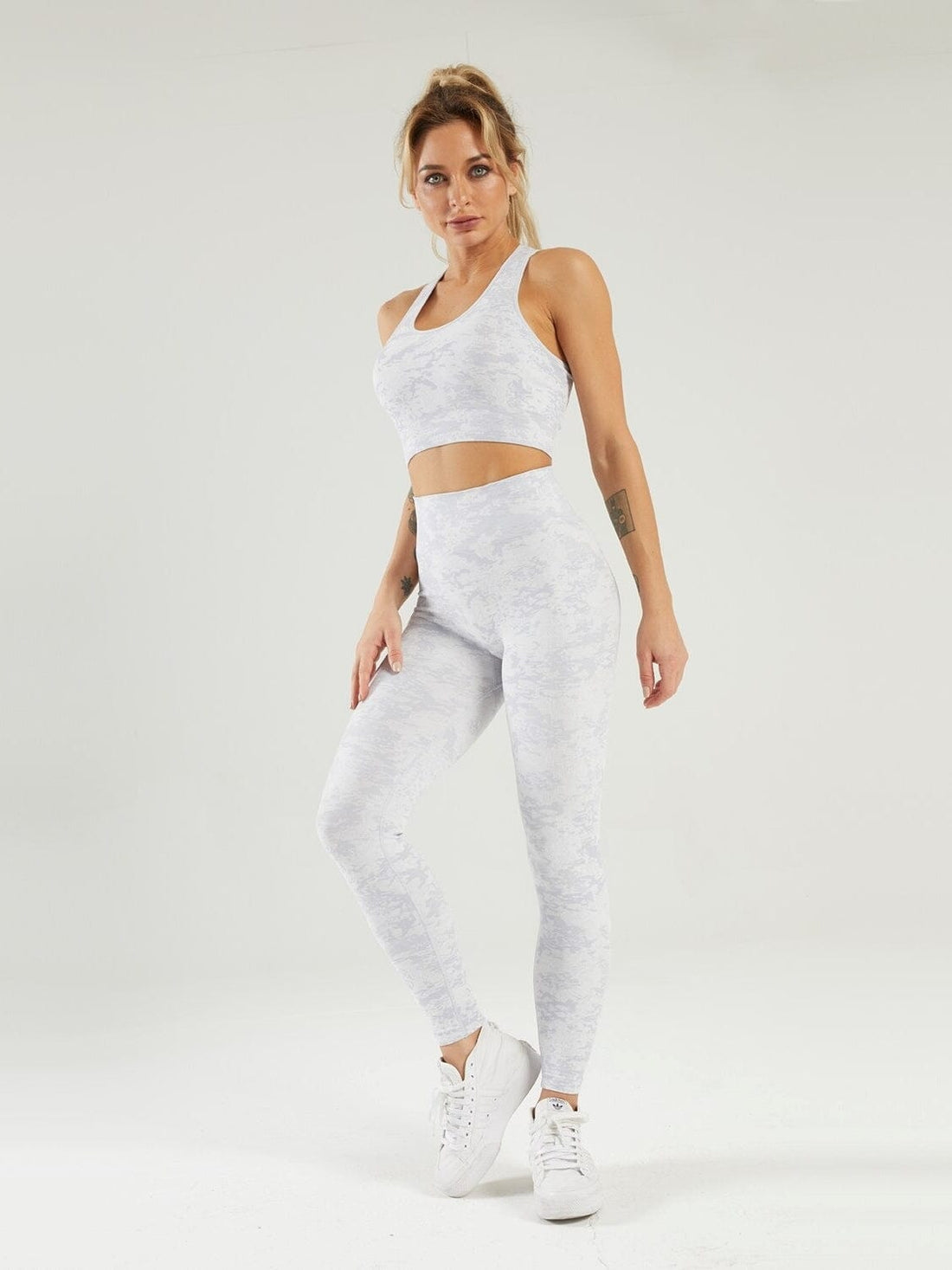 Ensemble Sport Legging et Soutien-Gorge Camouflage | Yogaova