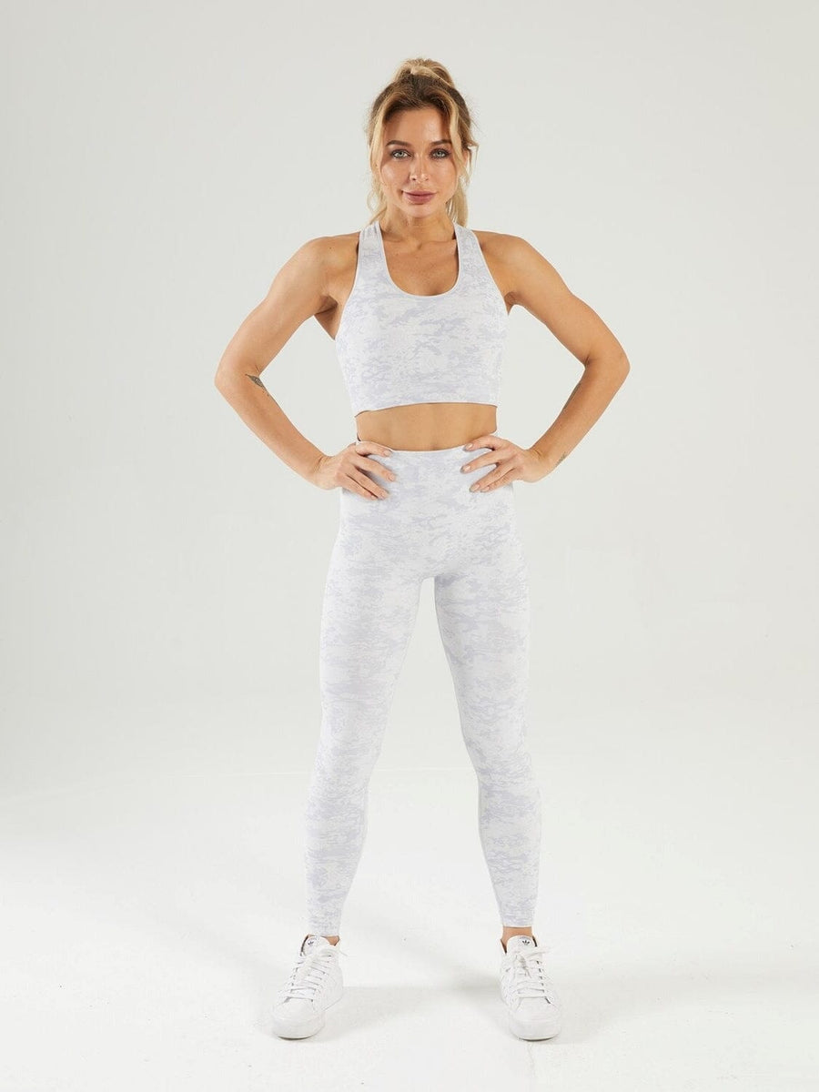 Ensemble Sport Legging et Soutien-Gorge Camouflage | Yogaova