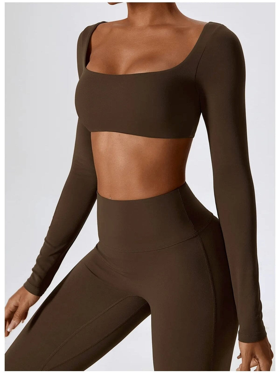 Ensemble Sport Legging Évasé Push Up | Yogaova