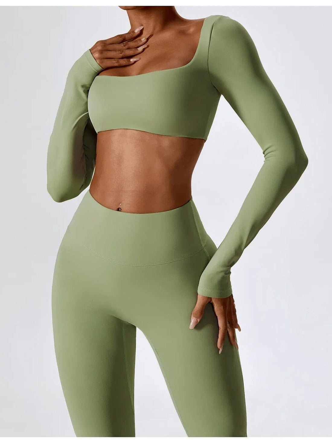 Ensemble Sport Legging Évasé Push Up | Yogaova