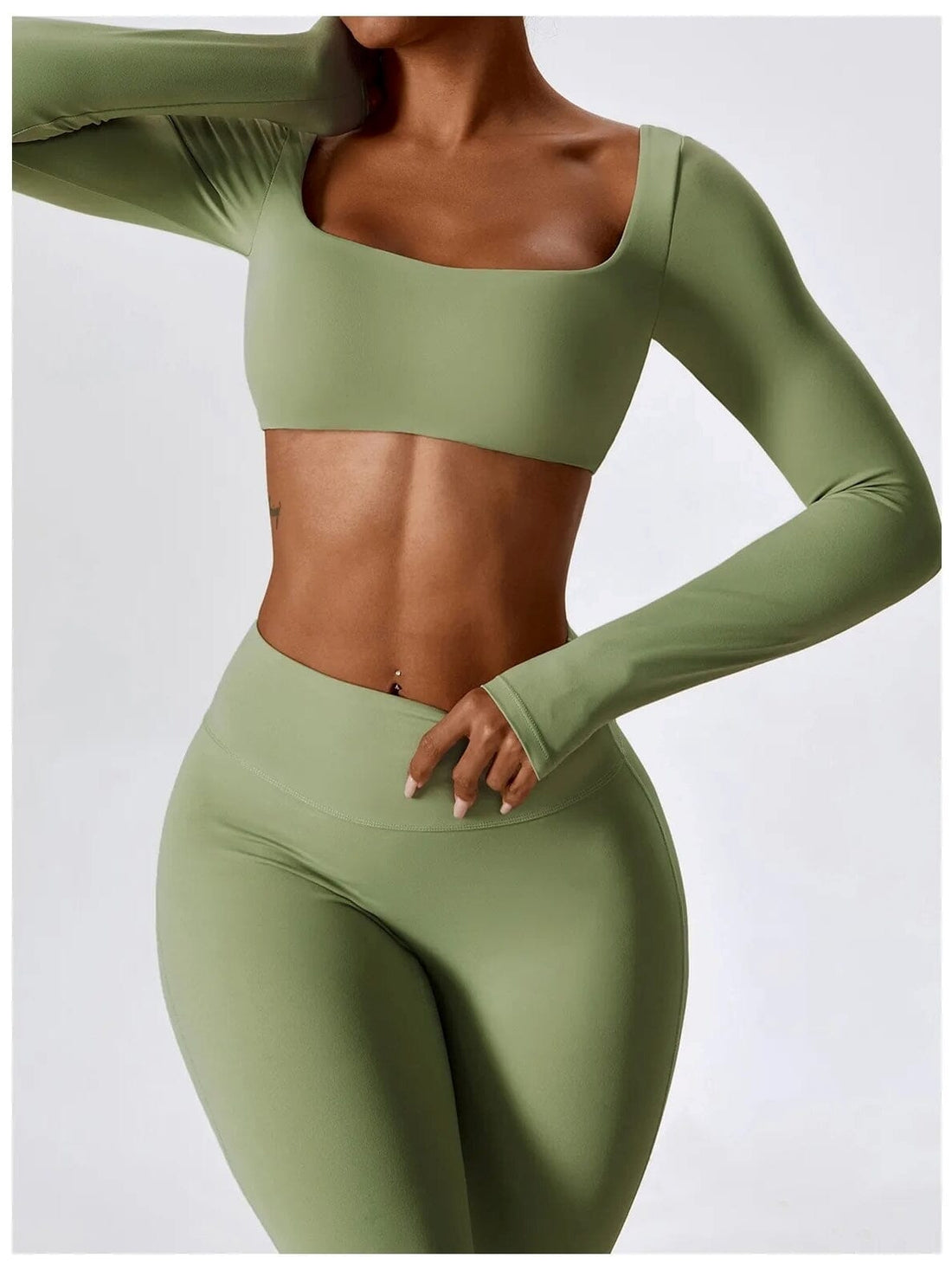 Ensemble Sport Legging Évasé Push Up | Yogaova