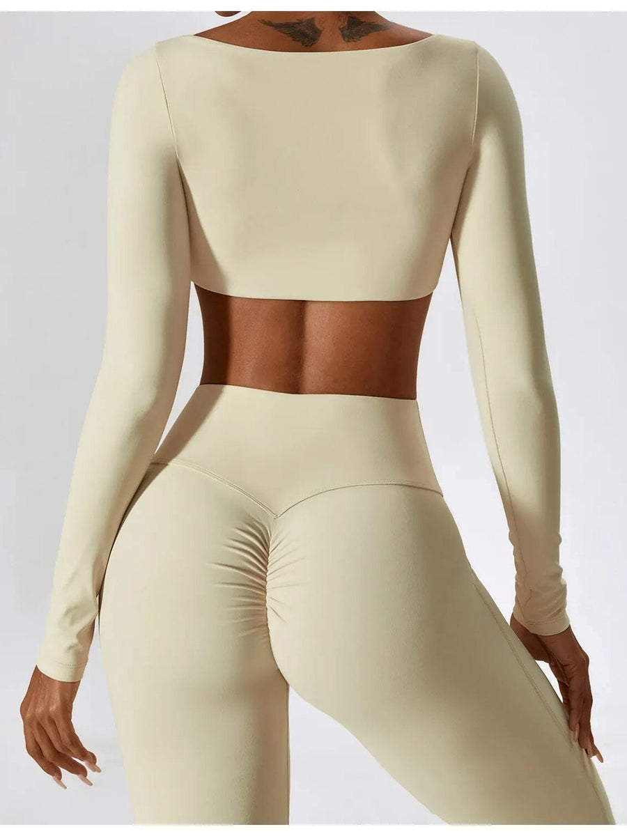 Ensemble Sport Legging Évasé Push Up | Yogaova