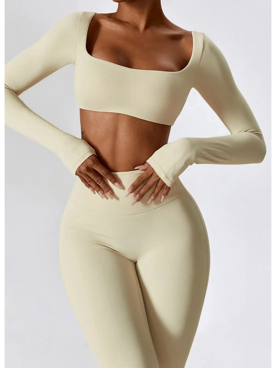 Ensemble Sport Legging Évasé Push Up | Yogaova