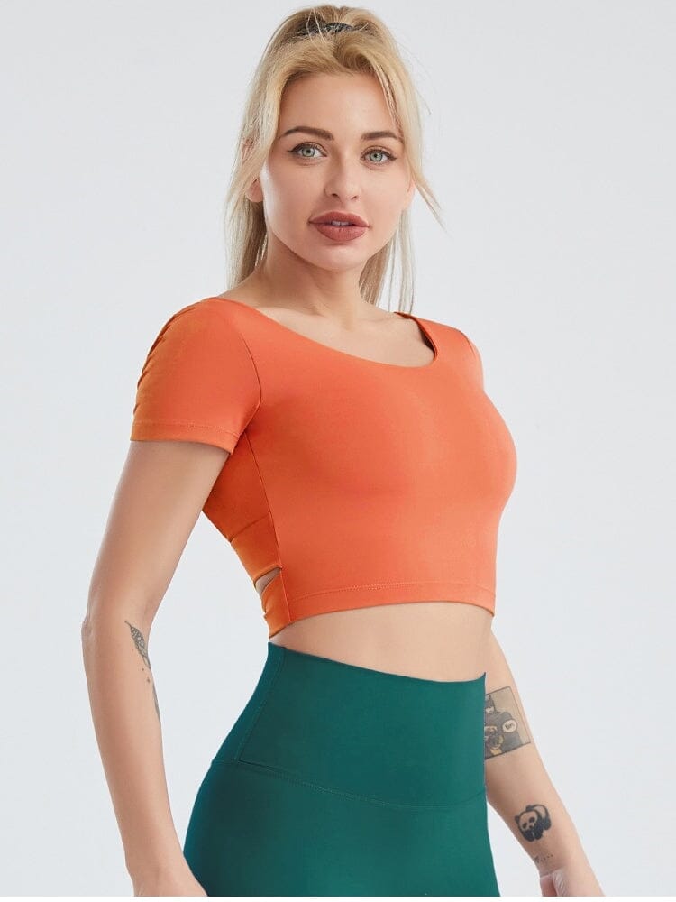 Ensemble Sport Legging T-shirt Manches Courtes | Yogaova