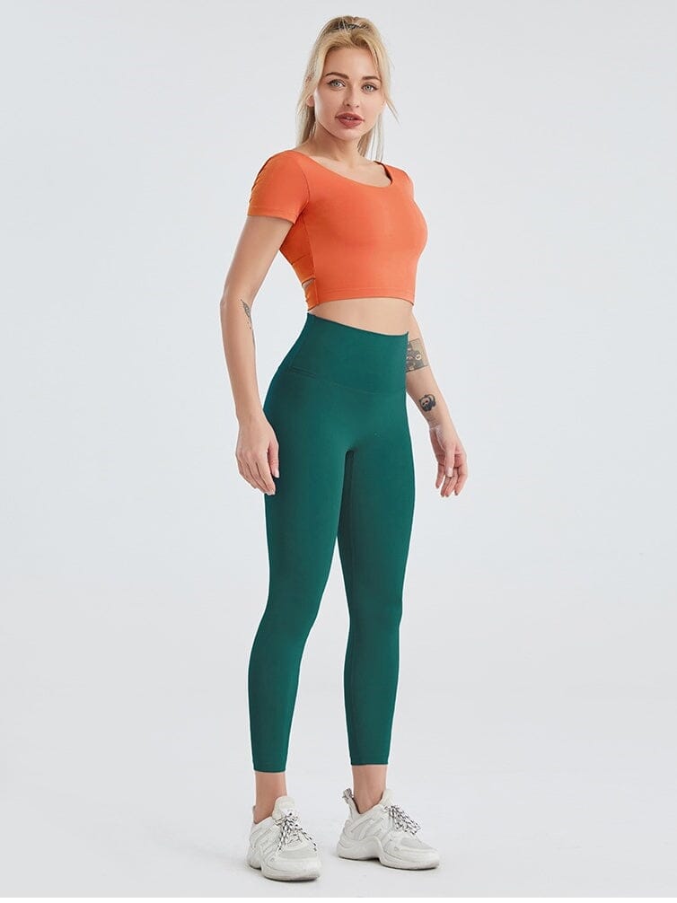 Ensemble Sport Legging T-shirt Manches Courtes | Yogaova