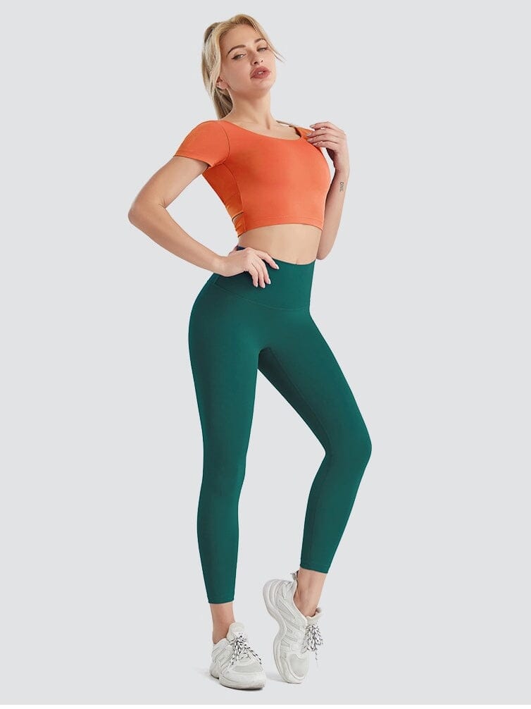 Ensemble Sport Legging T-shirt Manches Courtes | Yogaova