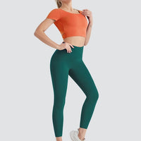 Ensemble Sport Legging T-shirt Manches Courtes | Yogaova