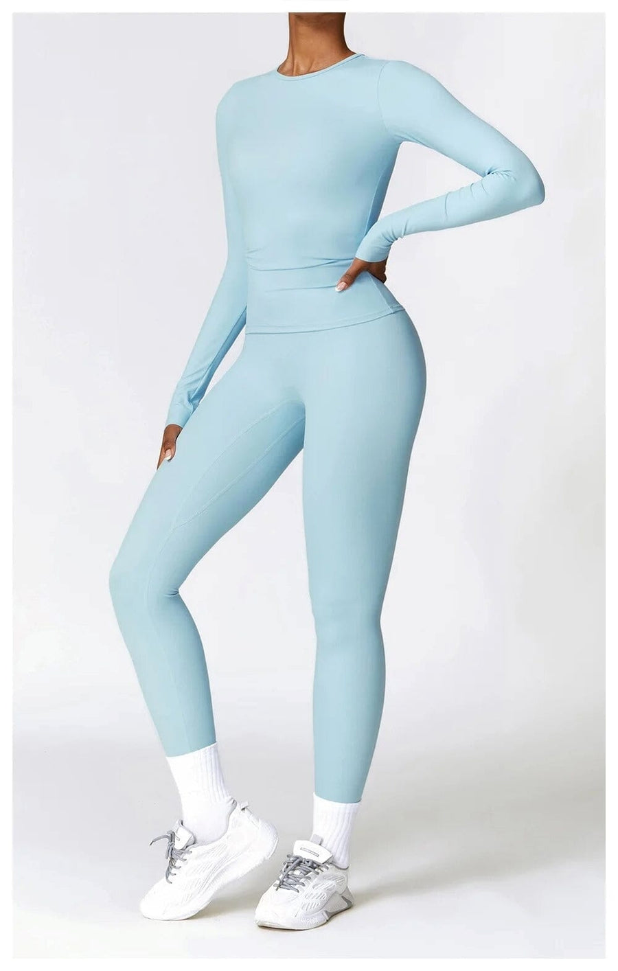 Ensemble Sport Legging T-Shirt Manches Longues - DynamoDiva | Yogaova