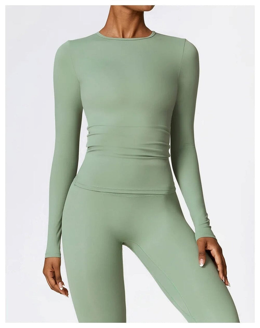 Ensemble Sport Legging T-Shirt Manches Longues - DynamoDiva | Yogaova
