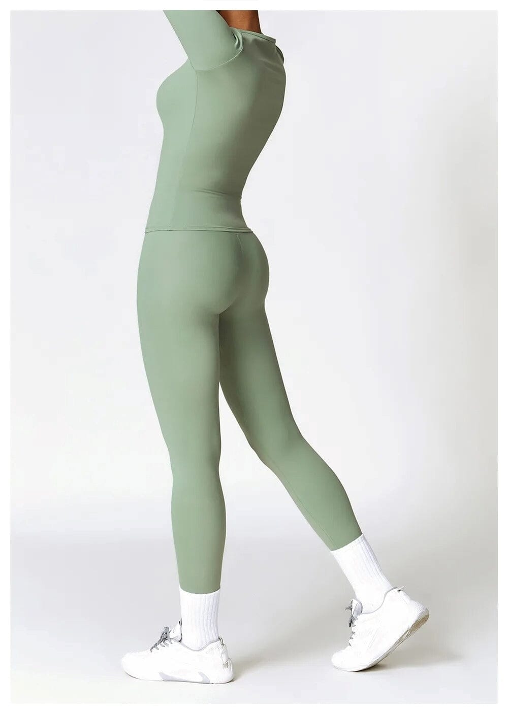 Ensemble Sport Legging T-Shirt Manches Longues - DynamoDiva | Yogaova