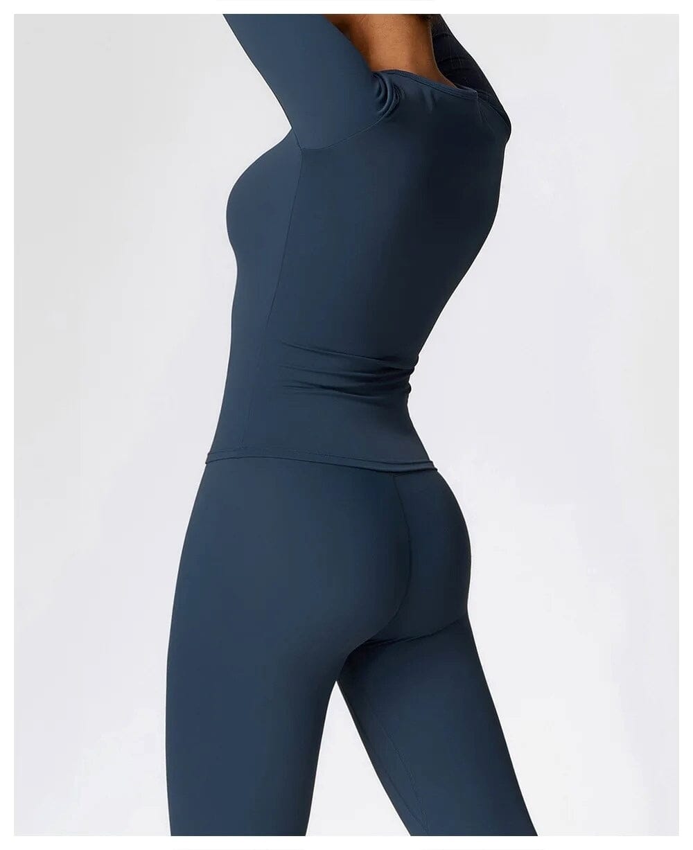 Ensemble Sport Legging T-Shirt Manches Longues - DynamoDiva | Yogaova