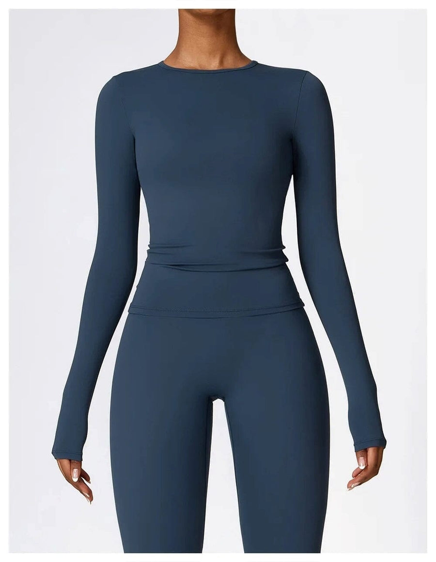 Ensemble Sport Legging T-Shirt Manches Longues - DynamoDiva | Yogaova