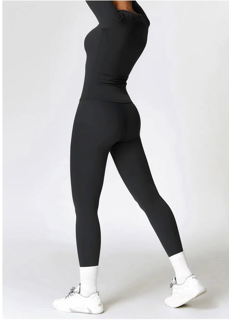 Ensemble Sport Legging T-Shirt Manches Longues - DynamoDiva | Yogaova