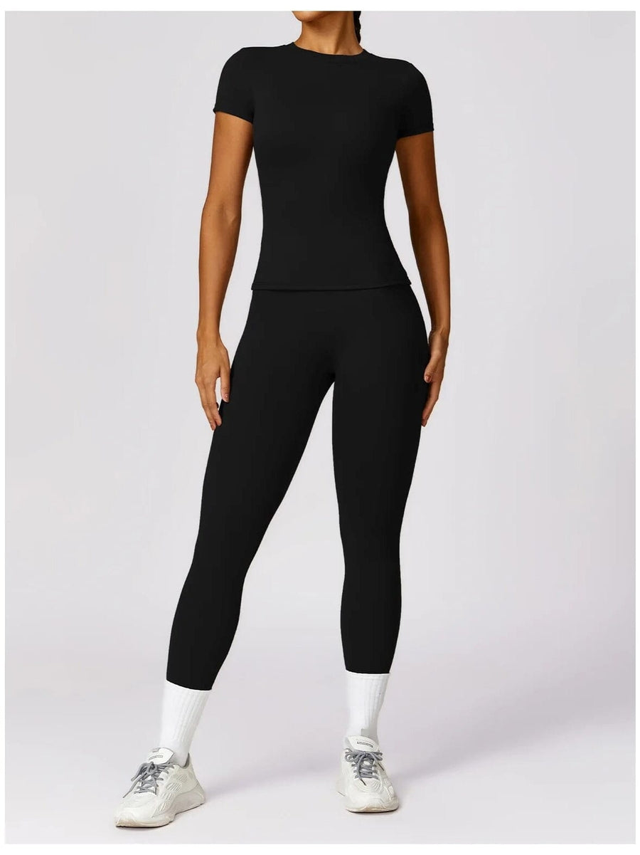 Ensemble Sport Legging T-Shirt - PowerLiftGirl | Yogaova