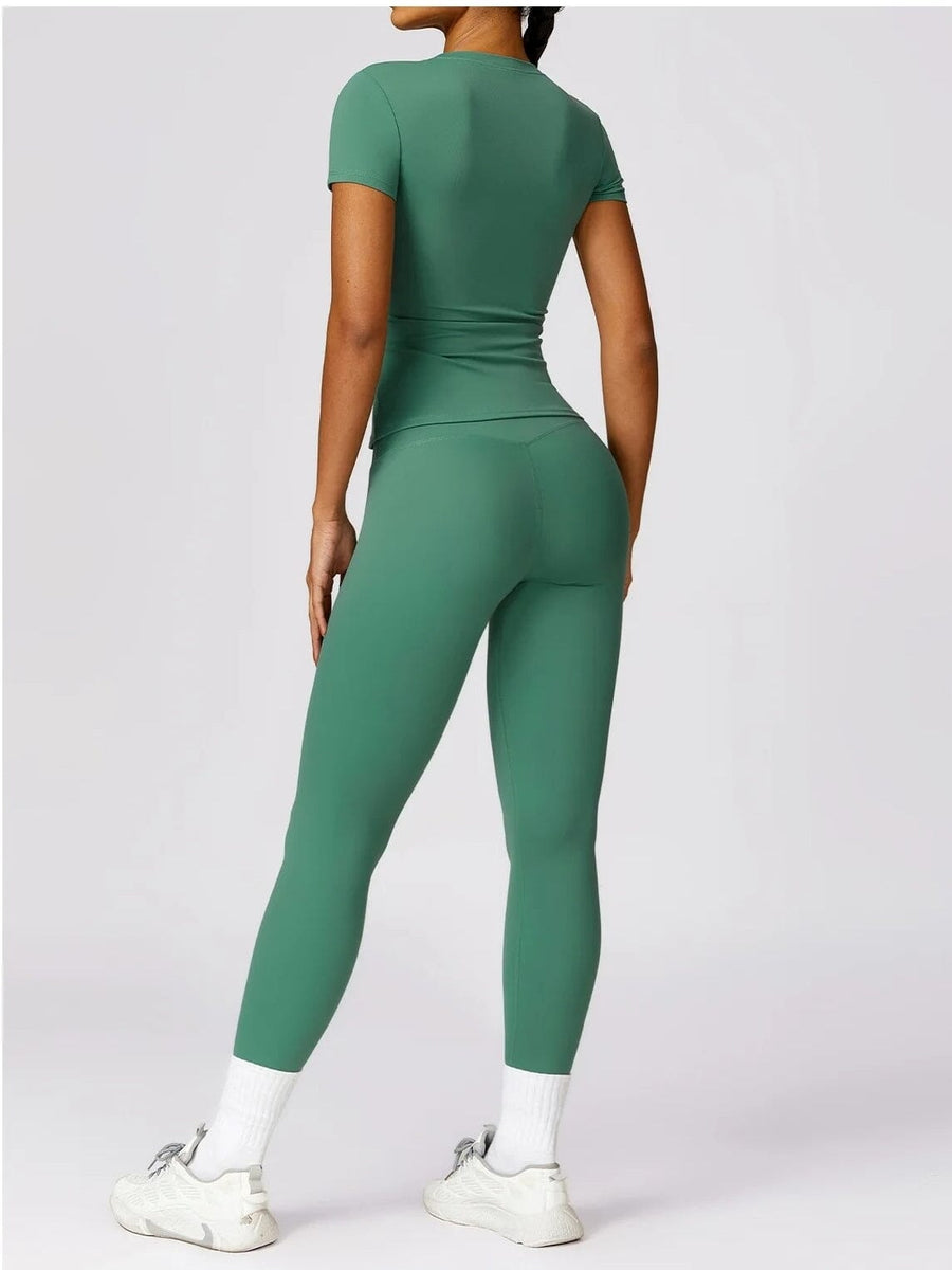 Ensemble Sport Legging T-Shirt - PowerLiftGirl | Yogaova