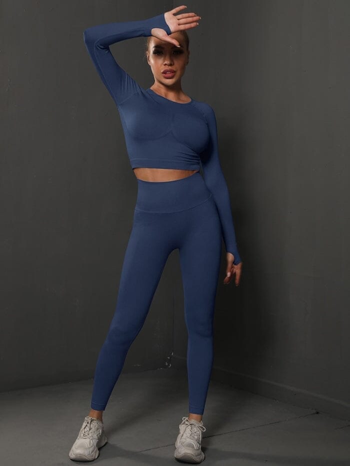 Ensemble Sport Push Up, Legging et Crop Top - BodySculpt | Yogaova
