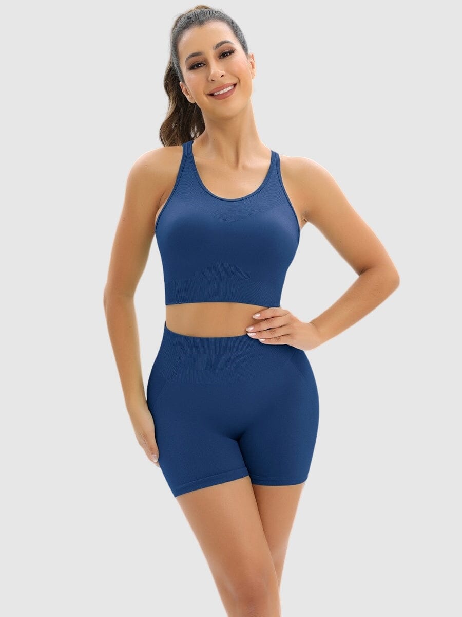Ensemble Sport Push Up, Short et Brassière | Yogaova
