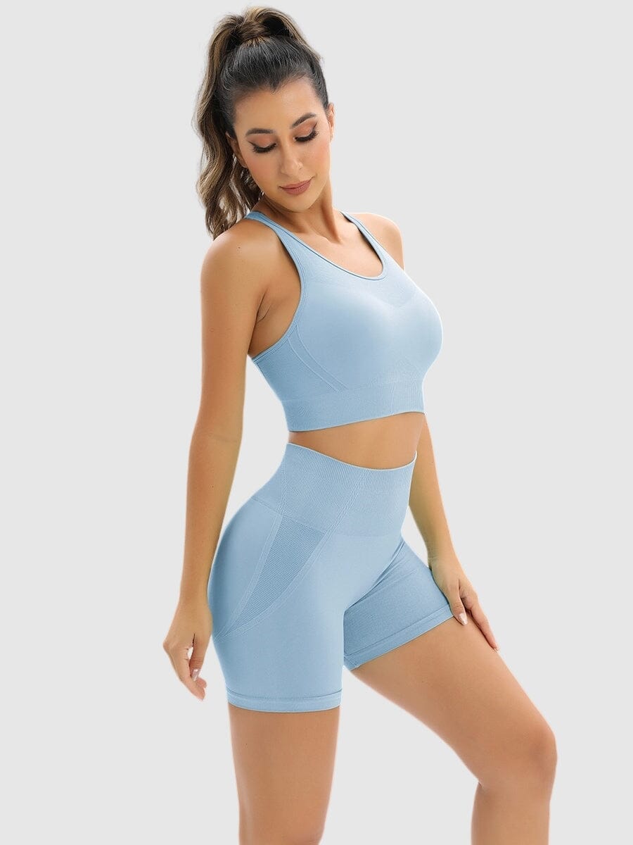 Ensemble Sport Push Up, Short et Brassière | Yogaova