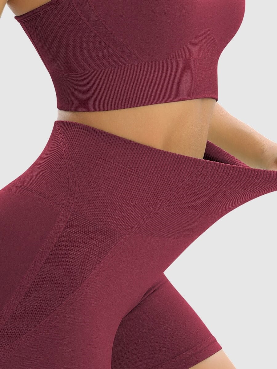 Ensemble Sport Push Up, Short et Brassière | Yogaova