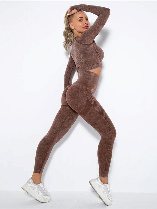 Ensemble Sport Push Up Texturé | Yogaova