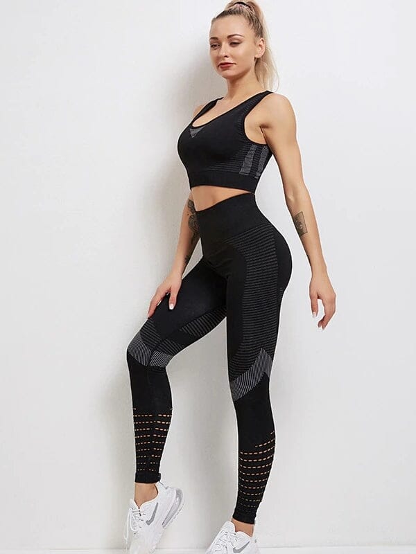 Ensemble Sport Sans Couture, Legging et Brassière | Yogaova
