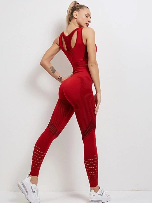 Ensemble Sport Sans Couture, Legging et Brassière | Yogaova
