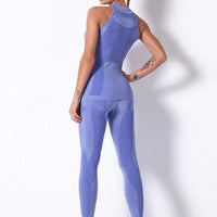 Ensemble Sport Sans Couture Legging et Top - KindyFit | Yogaova